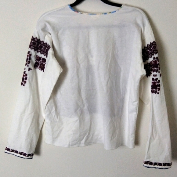 Anthropologie • TINY Agatha Embroidered Blouse - Picture 7 of 8